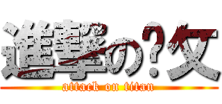 進撃の每攵 (attack on titan)