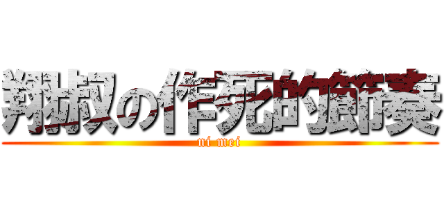 翔叔の作死的節奏 (ni mei)