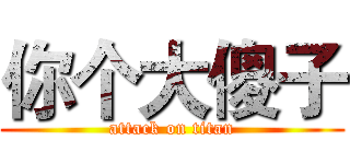 你个大傻子 (attack on titan)