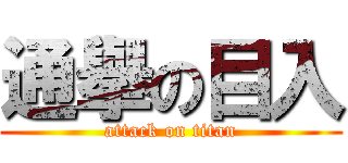 通擧の目入 (attack on titan)