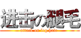 进击の腿毛 (attack on leg hair )