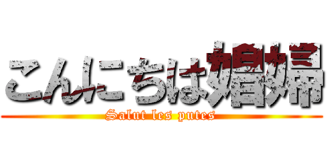 こんにちは娼婦 (Salut les putes)