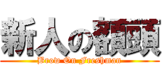 新人の額頭 (Brow On Freshman)