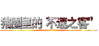 猪圈里的“不速之客” (attack on titan)