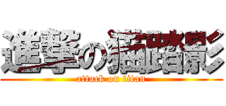 進撃の猫踏影 (attack on titan)