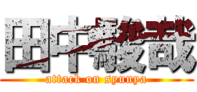 田中駿哉 (attack on syunya)