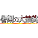 暑期の大抽奖 ()