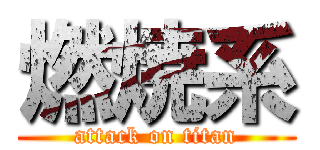 燃焼系 (attack on titan)