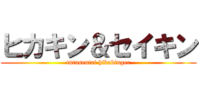 ヒカキン＆セイキン (tntnsentai hikakinger)