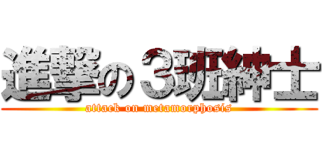 進撃の３班紳士 (attack on metamorphosis)