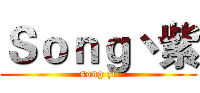 Ｓｏｎｇ丶紫 (song zi)