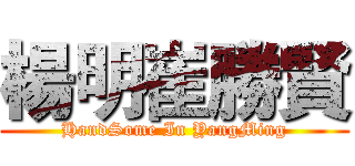 楊明崔勝賢 (HandSome In YangMing)