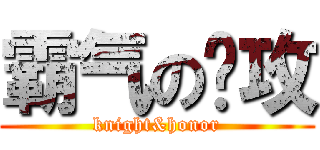 霸气の总攻 (knight&honor)