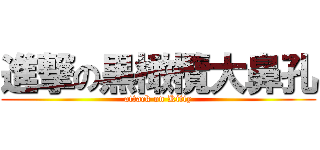 進撃の黒橄欖大鼻孔 (attack on Kitty)