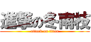 進撃の冬南枝 (attack on titan)