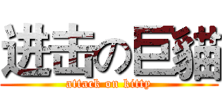 进击の巨貓 (attack on kitty)