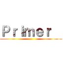 Ｐｒｉｍｅｒ   ()