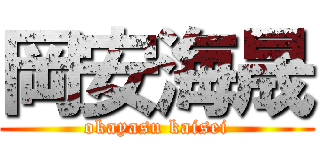 岡安海晟 (okayasu kaisei)