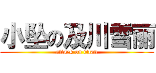 小坠の及川雪丽 (attack on titan)