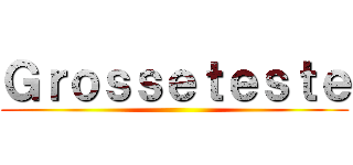 Ｇｒｏｓｓｅｔｅｓｔｅ ()