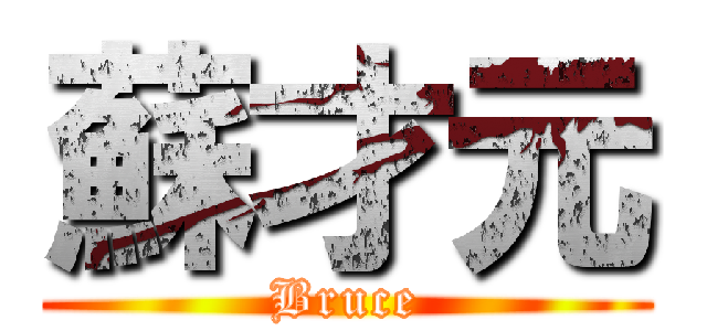 蘇才元 (Bruce)