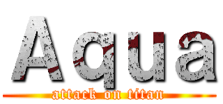 Ａｑｕａ (attack on titan)