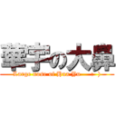 華宇の大鼻 (Large nose of Hua Yu     :  ))