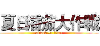 夏日潘茄大作戰 (attack on titan)
