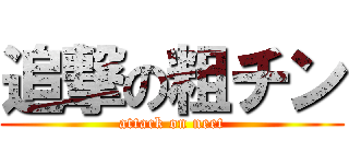 追撃の粗チン (attack on neet)