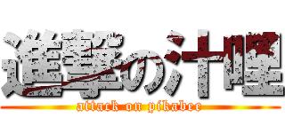 進撃の汁哩 (attack on pikabee)