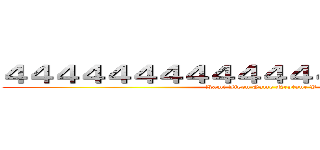 ４４４４４４４４４４４４４４４４４ーヌＶ (Kami Jigen Game Neptune V)