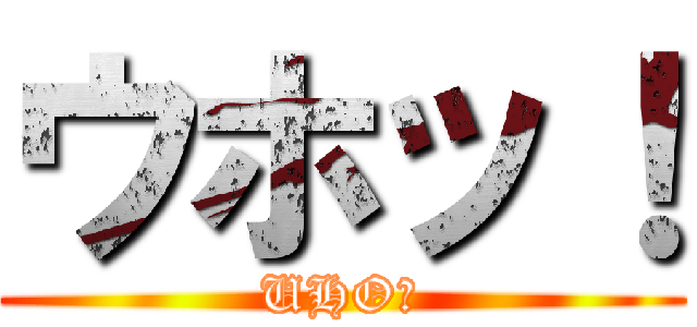 ウホッ！ (UHO！)
