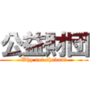 公益財団 (Why not shadan?)