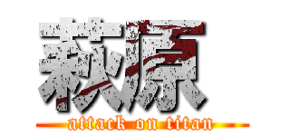 萩原  (attack on titan)