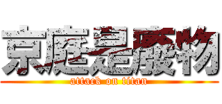 京庭是廢物 (attack on titan)