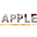ＡＰＰＬＥ (attack on titan)