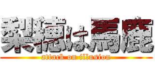 梨穂は馬鹿 (attack on illusion)