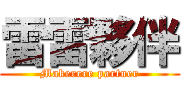 雷雷夥伴 (Makerere partner)