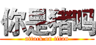 你是猪吗 (attack on titan)