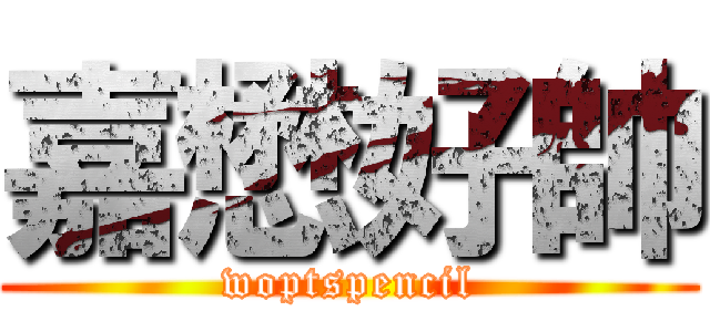 嘉懋好帥 (woptspencil)