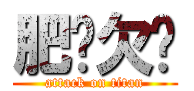 肥鸟欠揍 (attack on titan)