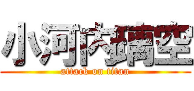小河内璃空 (attack on titan)