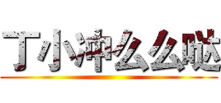 丁小冲么么哒 ()