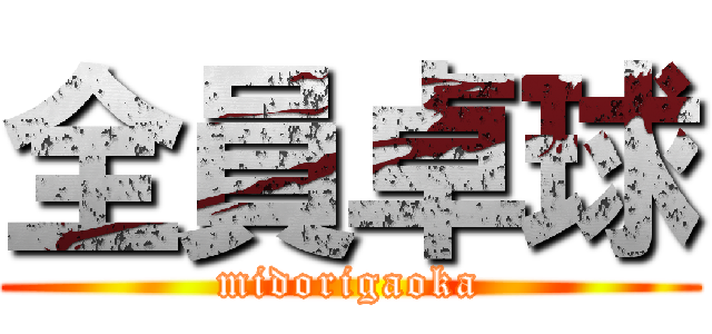 全員卓球 (midorigaoka)