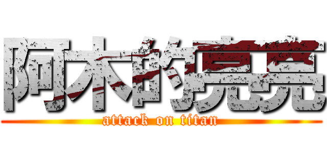 阿木的亮亮 (attack on titan)