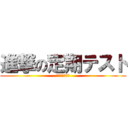 進撃の定期テスト (課題は人類の敵)