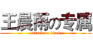 王晨雨の专属 (attack on titan)