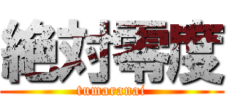 絶対零度 (tumaranai)