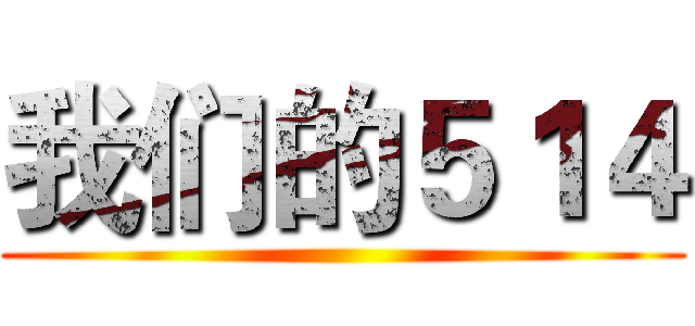 我们的５１４ ()