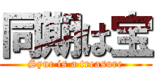 同期は宝 (Sync is a treasure)